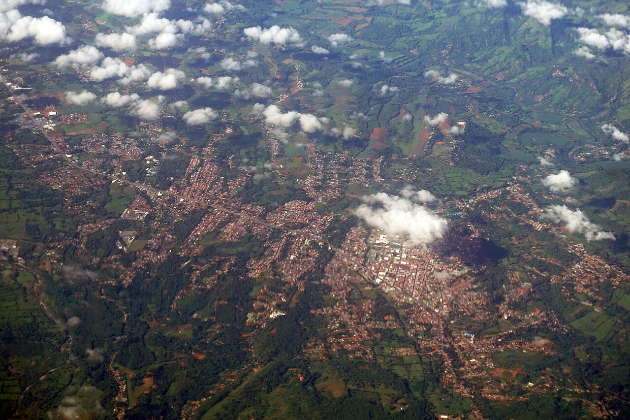 The Valle de El General near San Isidro, Costa Rica
