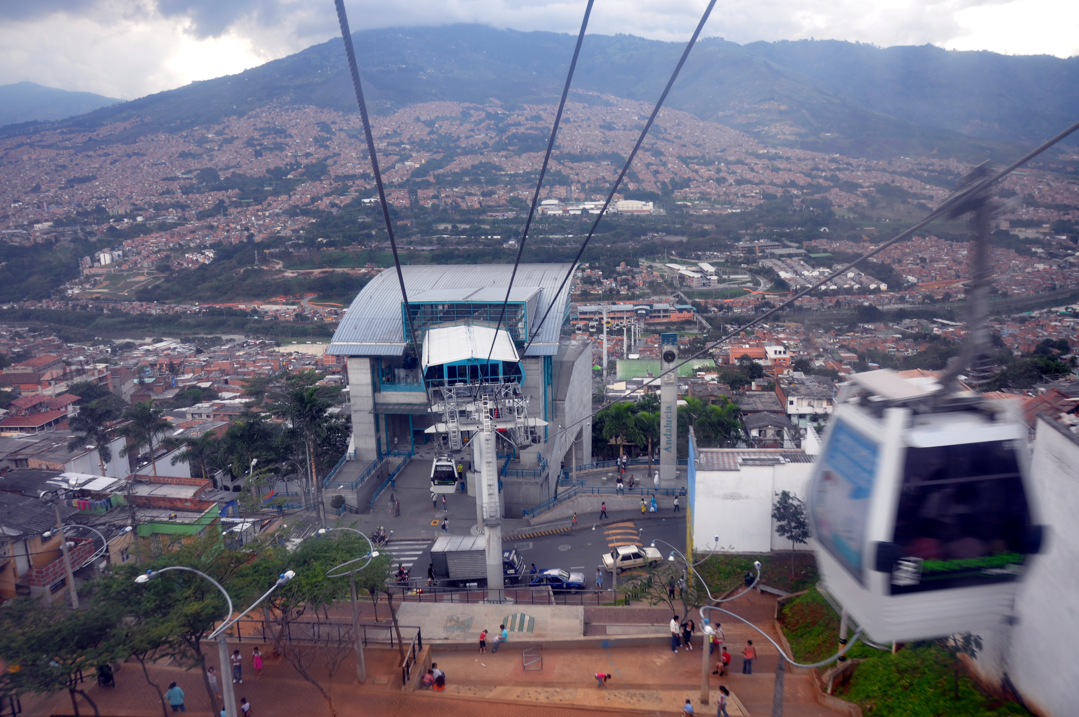 Medellin in its green Andean valley, a city of eternal spring